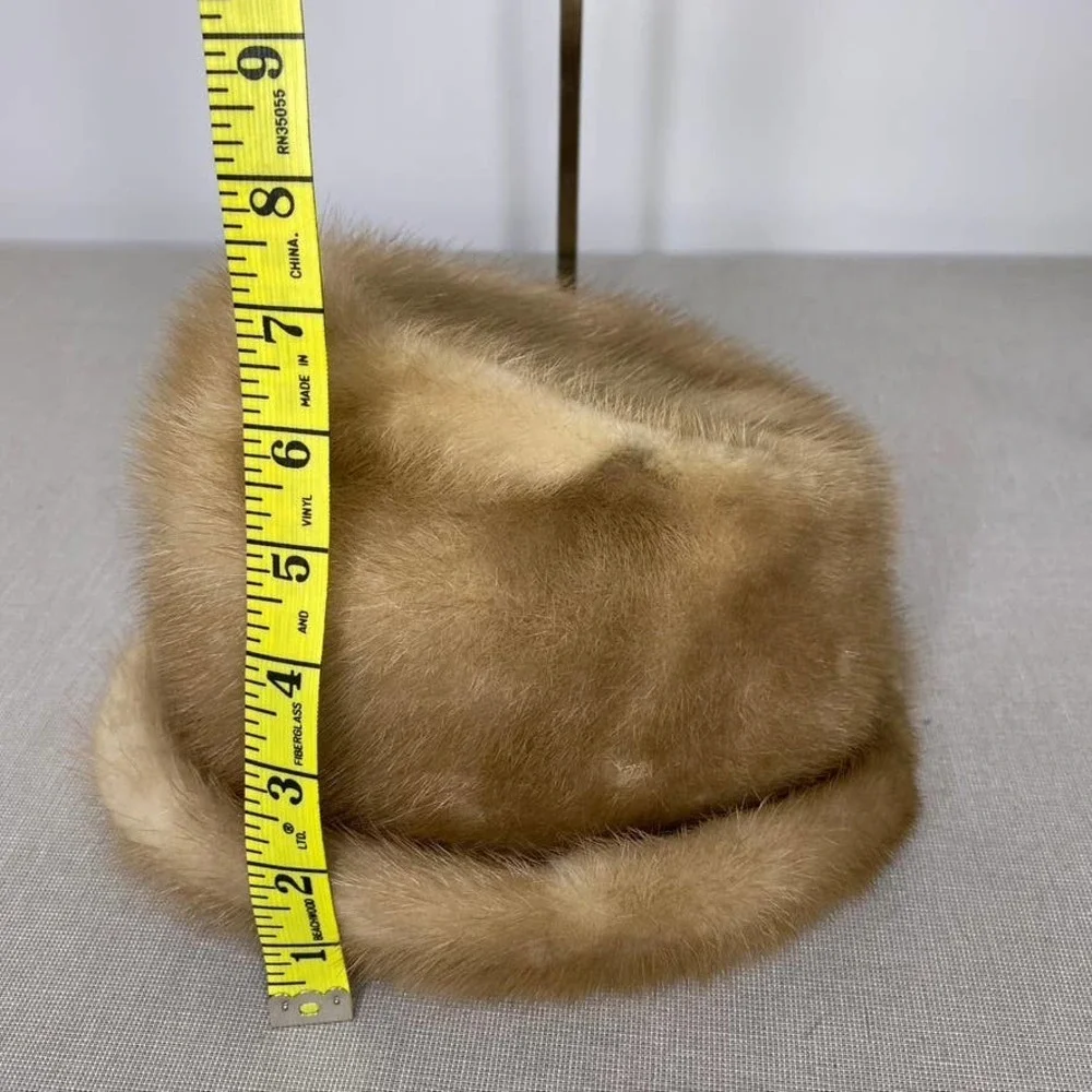 Vintage Gwen Pennington Hat‎ blonde mink - Picture 7 of 7
